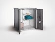 BIOHORT - Armoire de terrasse Romeo - Taille M - Gris foncé - vignette