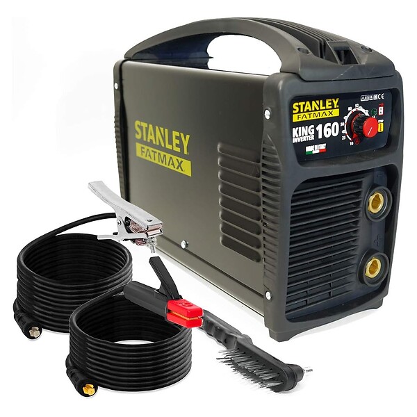 STANLEY - Poste à souder 160 Ampères MMA Soudage Cycle 100% en continu + Cagoule Automatique 9/13 STANLEY FATMAX - large