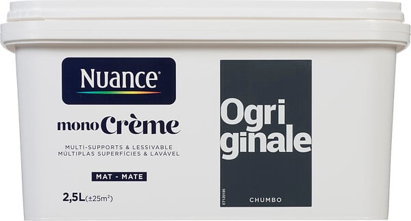 NUANCE - Peinture MonoCrème - Ogriginale - Mat - 2,5L - large