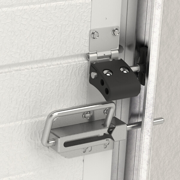 FLEXIDOOR - Porte Sectionnelle PLUS Cassettes Woodgrain 2,5x2,125m Blanche - large