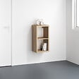 MODE DE VIE - Meuble 2 cases Cubyx - PVC - Chêne - H69,5xL37xP29,5cm - vignette