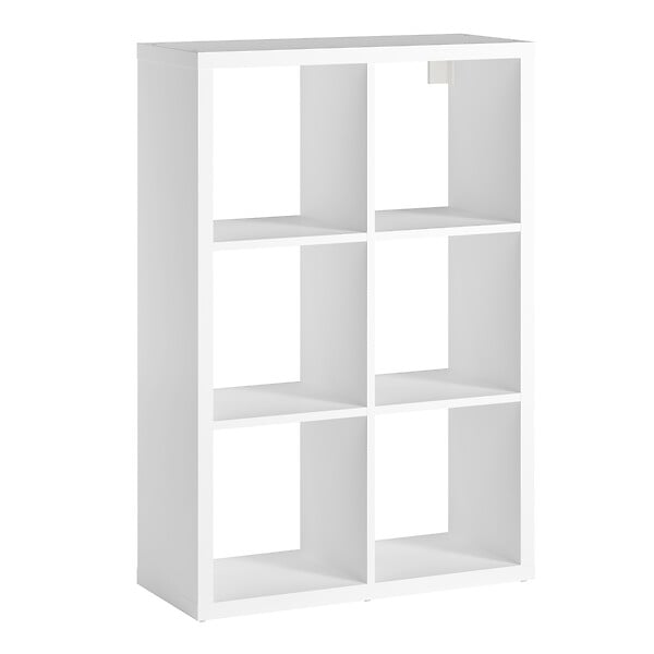MODE DE VIE - Meuble 6 cases Cubyx - PVC - Blanc - H102xL69,5xP29,5cm - large