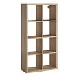 MODE DE VIE - Meuble 8 cases Cubyx - PVC - Chêne sanoma - H134,5xL69,5xP29,5cm - vignette