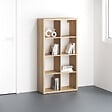 MODE DE VIE - Meuble 8 cases Cubyx - PVC - Chêne sanoma - H134,5xL69,5xP29,5cm - vignette