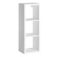 MODE DE VIE - Meuble 3 cases Cubyx - PVC - Blanc - H102xL37xP29,5cm - vignette