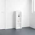 MODE DE VIE - Meuble 3 cases Cubyx - PVC - Blanc - H102xL37xP29,5cm - vignette