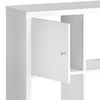 MODE DE VIE - Porte meuble de rangement à cases - Blanc - H31xL31xP1,2cm - vignette