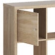 MODE DE VIE - Porte meuble de rangement à cases - Chêne sanoma - H31xL31xP1,2cm - vignette