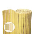 VOUNOT - Canisse PVC brise vue ultra renforce avec attaches de fixation 80x300cm beige - vignette