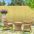 VOUNOT - Canisse PVC brise vue ultra renforce avec attaches de fixation 80x300cm beige - vignette