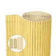 VOUNOT - Canisse PVC brise vue ultra renforce avec attaches de fixation 80x500cm beige - vignette