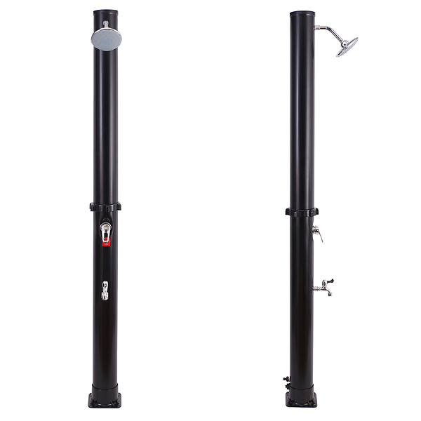 HAPPY GARDEN - Douche solaire MOOREA noire 18L - large
