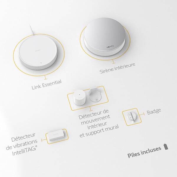 SOMFY - Somfy 1875279 - Système d'alarme Home Alarm Essential Starter Pack - large