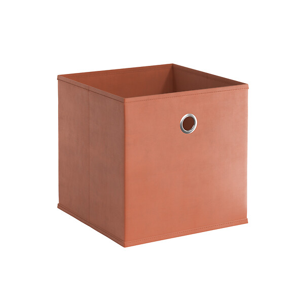 MODE DE VIE - Panier de rangement intissé - Terracotta - large