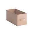 MODE DE VIE - Panier de rangement intissé - Rose poudre - XS - vignette