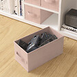 MODE DE VIE - Panier de rangement intissé - Rose poudre - XS - vignette
