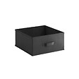 MODE DE VIE - Panier de rangement intissé - Gris anthracite - S - vignette