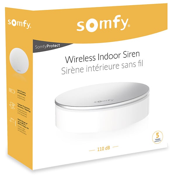 SOMFY - Somfy 2401494 - Sirène intérieure 105dB Home Alarm - large