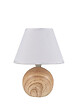 COREP - Lampe céramique naturel/blanc Corep MINI LOU H25,5cm. - vignette