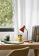 COREP - Lampe de bureau métal mandarine Corep CALLY H38cm. - vignette