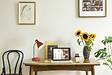 COREP - Lampe de bureau métal mandarine Corep CALLY H38cm. - vignette