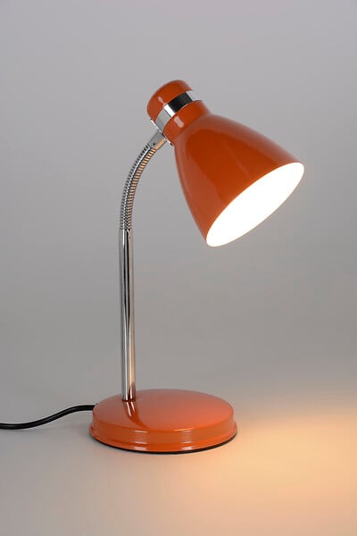 COREP - Lampe de bureau métal mandarine Corep CALLY H38cm. - large