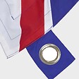 OVIALA - Pouf de jardin en polyester drapeau uk 140 x 120 cm - Solys - vignette