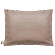 OVIALA - Pouf de jardin en polyester taupe 180x145 cm - Solys - vignette