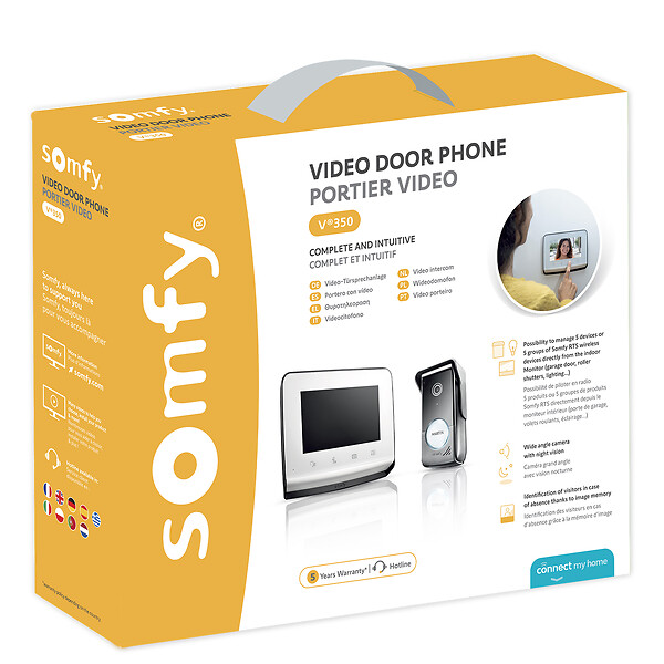 SOMFY - Kit visiophone V350 - Ecran 7 pouces - Vision nocturne - large