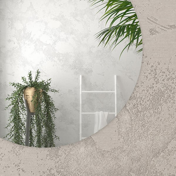 AURLANE - Miroir salle de bain ROND - Diamètre 50cm - GO - large