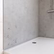 AURLANE - Pack de 2 Panneaux Muraux Pierre Light Grey 90+120x210 cm avec Profilés ANODISE BRILLANT - STONE'IT - vignette