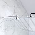 AURLANE - Paroi de Douche 90x200cm Verre Transparent - Barre de Fixation Extensible et Profil Chrome - vignette