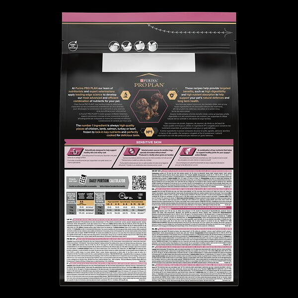 PROPLAN - Croquettes chien Small et Mini Sensitive Skin - riche en Saumon - 3kg - large