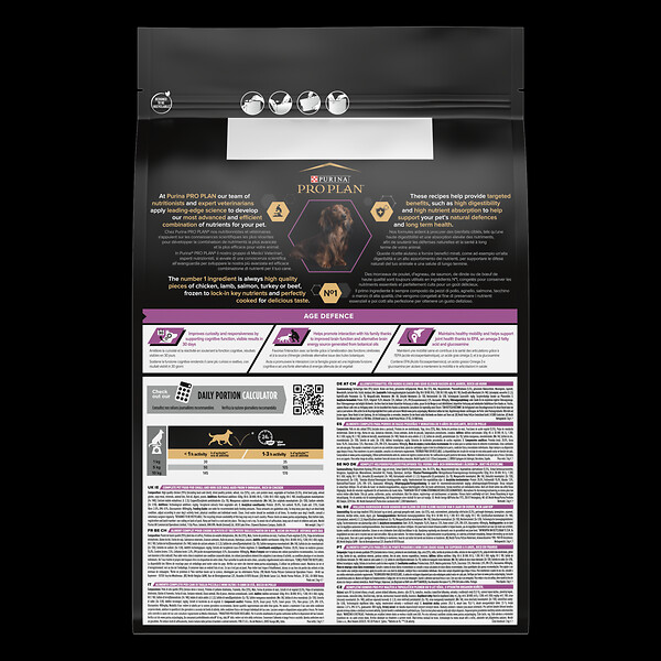 PURINA - Croquettes petit chien Pro Plan Optiage 9+ - Poulet - 3kg - large