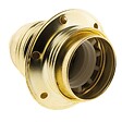 ZENITECH - Douille E27 acier laitonné double bague + borne de terre - Zenitech - vignette