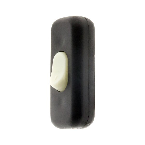 ZENITECH - Interrupteur 2A Unipolaire Luminescent - Noir - Zenitech - large