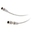ZENITECH - Prolongateur TV mâle/mâle + adaptateur F/F 2m - Zenitech - vignette