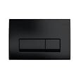 GEBERIT - Geberit Delta 50 Plaque de commande double touche, Noir mat (115.119.14.1) - vignette