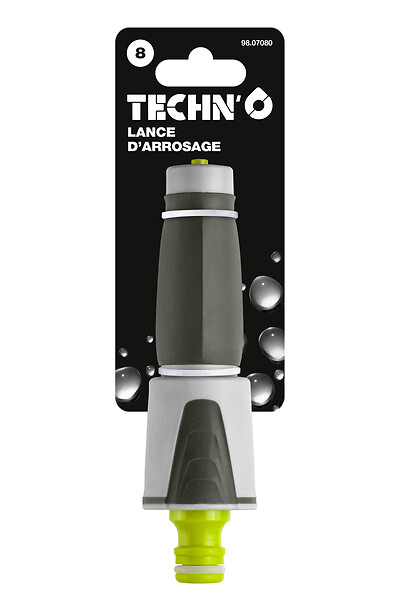 TECHNO - Lance jet réglable bi-matière TECHNO - large
