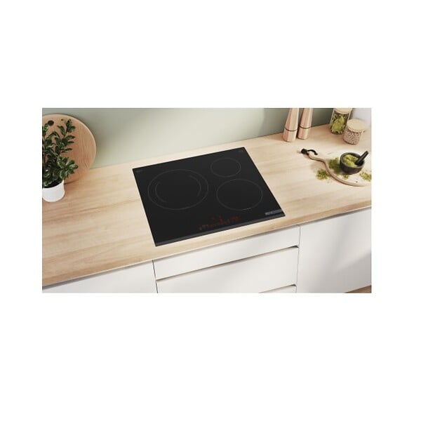 BOSCH - table de cuisson induction 60cm 3 feux 7400w noir - PIJ631HB1E - large