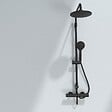 ESSEBAGNO - Essesmart colonne de douche sans mitigeur noire mat - vignette