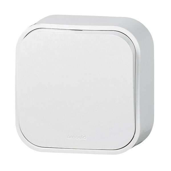 ARNOULD - Interrupteur ou va-et-vient saillie Profil Eco - blanc - large