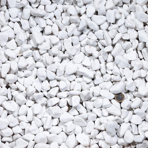 RO'MA NATURE - Galet Blanc Pur 16-25 mm - Lot de 45 sacs de 20 kg (13,5 m²) - large