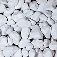 RO'MA NATURE - Galet Marbre Blanc Carrare 60-100 mm - Lot de 45 sacs de 20 kg (9 m²) - vignette