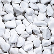 RO'MA NATURE - Galet Blanc Pur 40-60 mm - Lot de 15 sacs de 20 kg (3 m²) - vignette