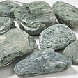 RO'MA NATURE - Galet Vert Alpi 10-15 cm - Lot de 3 filets de 15 kg - vignette