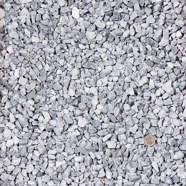 RO'MA NATURE - Gravier Marbre Bleu / Gris 8-16 mm - Lot de 30 sacs de 20 kg (12 m²) - large
