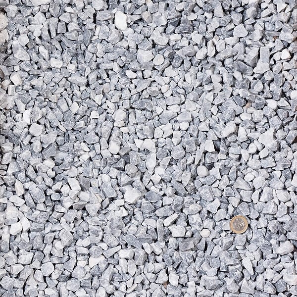 RO'MA NATURE - Gravier Marbre Bleu / Gris 8-16 mm - Lot de 45 sacs de 20 kg (18 m²) - large