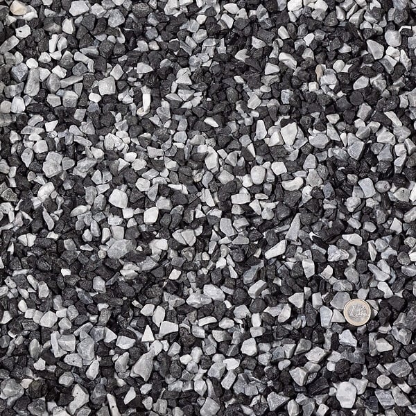 RO'MA NATURE - Gravier Zèbre 8-16 mm - Lot de 45 sacs de 20 kg (18 m²) - large