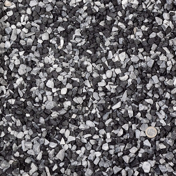 RO'MA NATURE - Gravier Zèbre 8-16 mm - Lot de 5 sacs de 20 kg (2 m²) - large